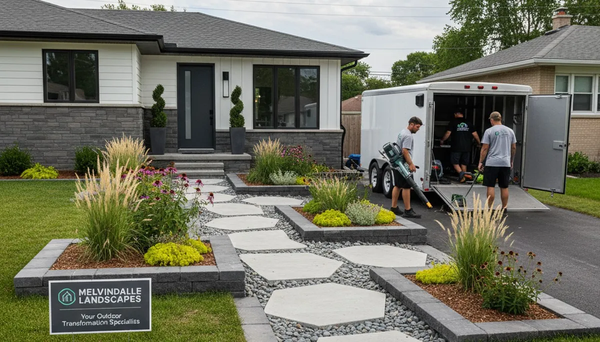 Landscape crew providing professional landscaping services in Detroit, MI