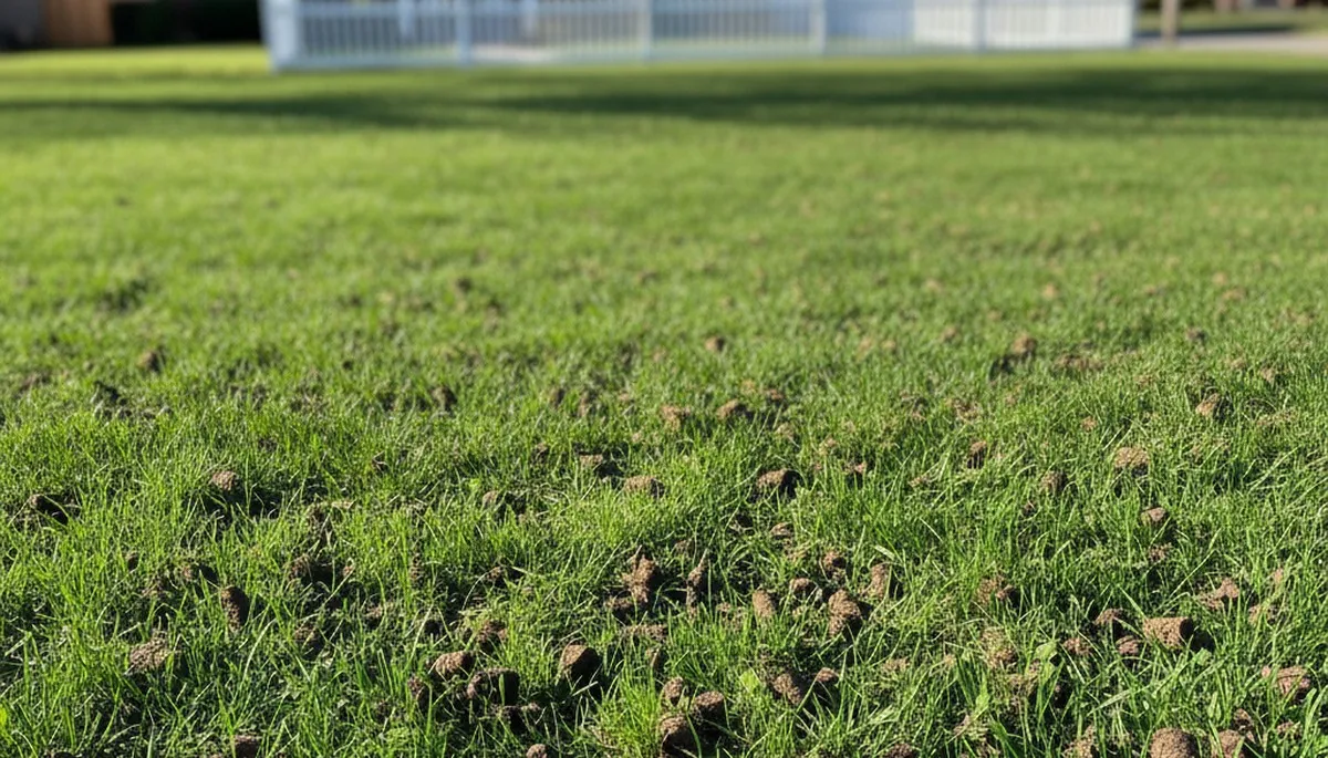 Detroit MI lawn recovering after professional aeration with greener, thicker grass by Greater Detroit Landscaping
